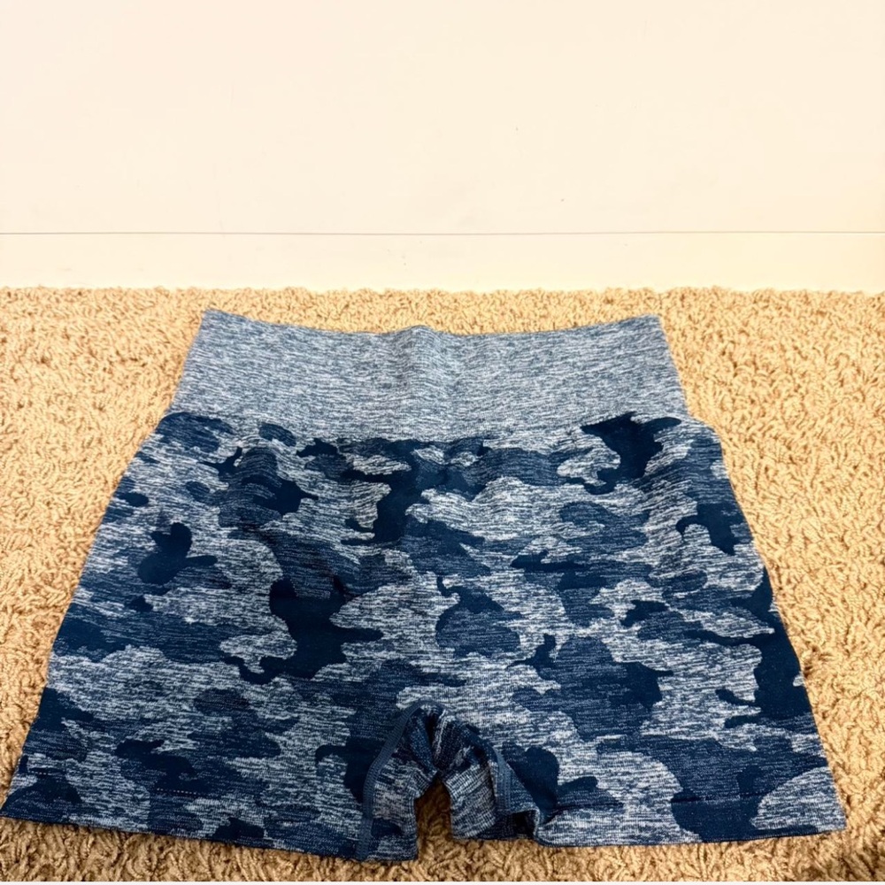 Blue Camo Women's Shorts